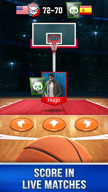 #9. Basketball Rivals: Sports Game (Android) By: Green Horse Games