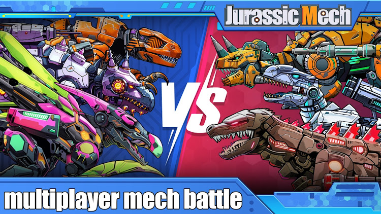 #2. Jurassic Mech: Dinosaur War (Android) By: MMGame Studios