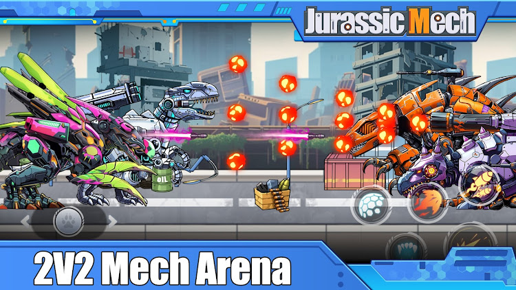 #3. Jurassic Mech: Dinosaur War (Android) By: MMGame Studios