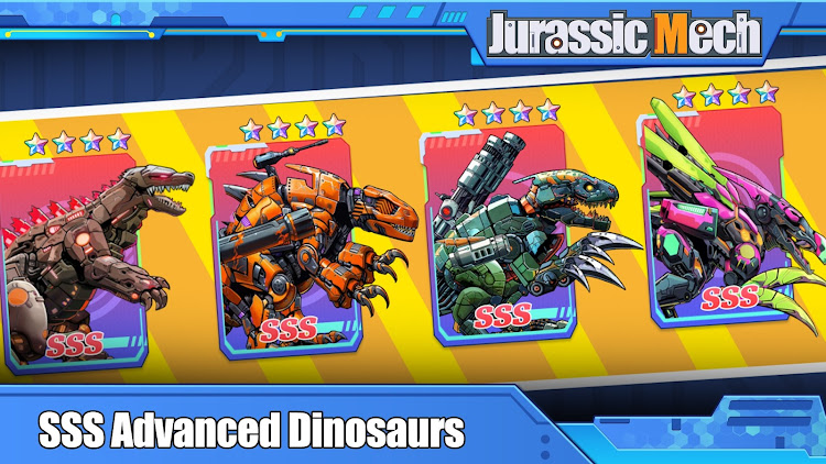 #5. Jurassic Mech: Dinosaur War (Android) By: MMGame Studios