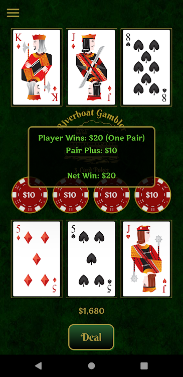 #4. Riverboat Gambler (Android) By: Riverboat Gambler, LLC