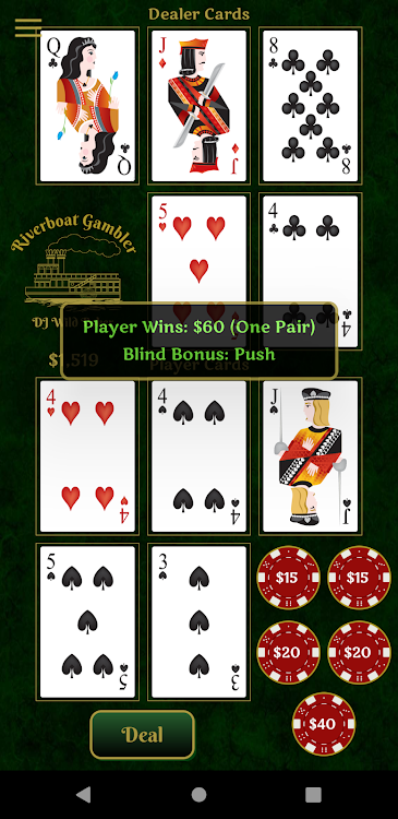 #7. Riverboat Gambler (Android) By: Riverboat Gambler, LLC