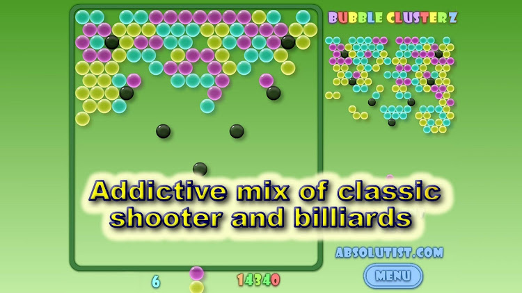 #3. Bubble Clusterz (Android) By: Absolutist Ltd