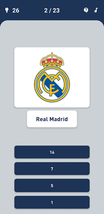 #4. Guess the Soccer Logo Quiz (Android) By: Gryffindor apps