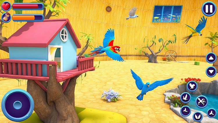 #3. Wild Bird Sanctuary Life Sim (Android) By: Legends Games Studio