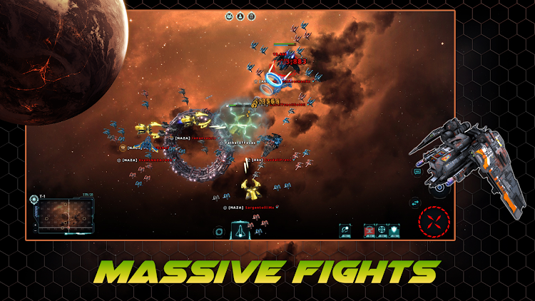 #9. WarUniverse: Cosmos Online (Android) By: Better Games d.o.o.