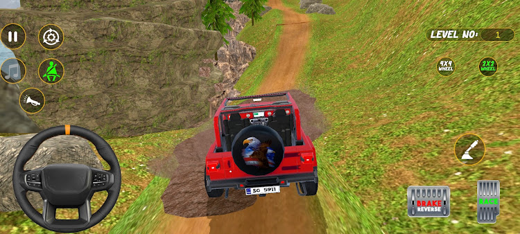 #3. Jeep Simulator Driving Game 3D (Android) By: 5911 Simulation Games