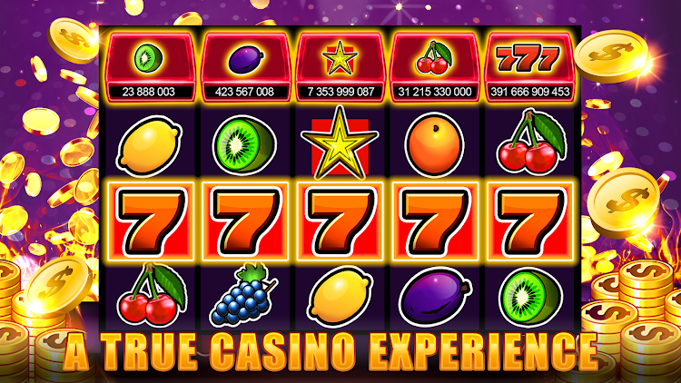 #5. Slots 777 - Slot Machine Games (Android) By: TINYSOFT - slots, slot machines & casino games