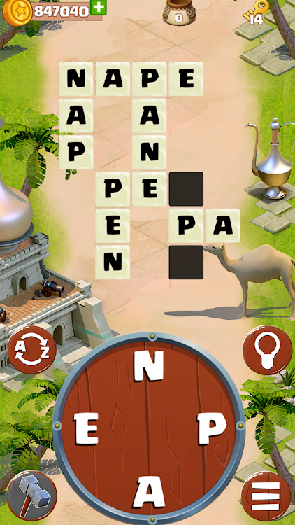 #4. Word King:Word Games & Puzzles (Android) By: Koco Games Inc