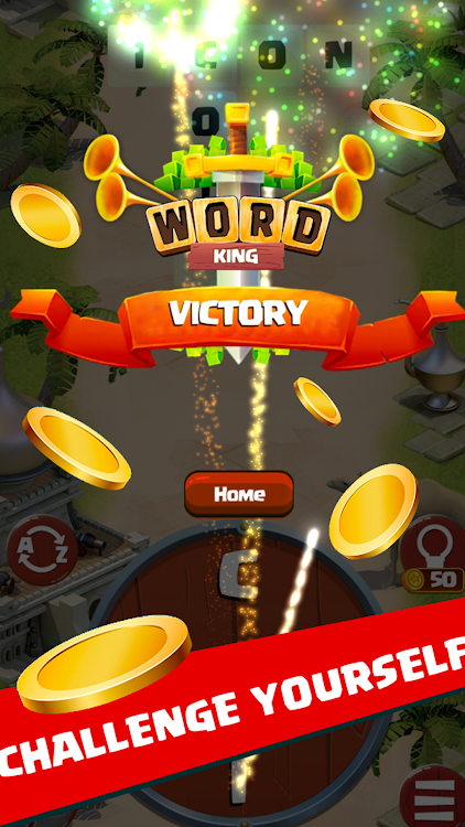 #6. Word King:Word Games & Puzzles (Android) By: Koco Games Inc