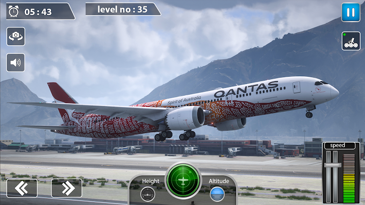 #9. Airplane Flight 3d Simulator (Android) By: Ghazzi