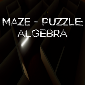 Maze - puzzle: algebra