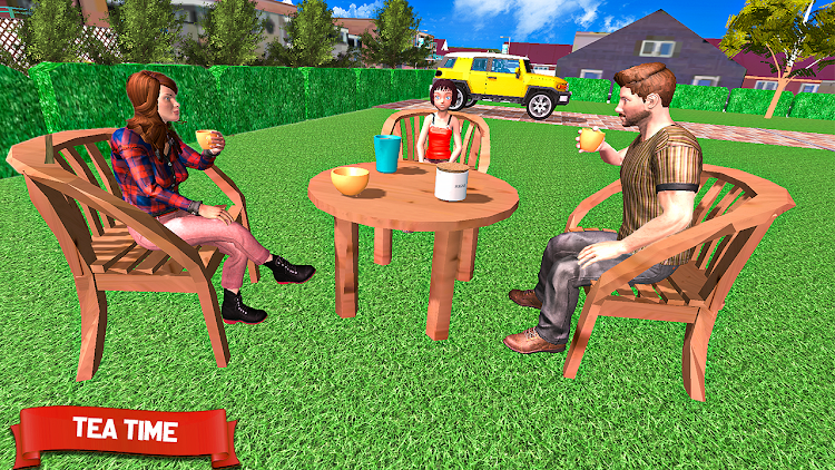 #5. Virtual Police Dad Sim 3D (Android) By: Gamepause Studio