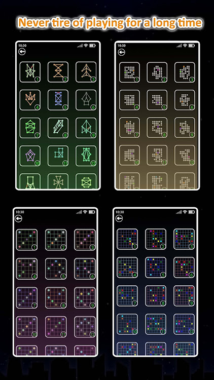 #3. Dot Connect:match color dots (Android) By: 休闲益智小站