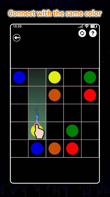 #4. Dot Connect:match color dots (Android) By: 休闲益智小站