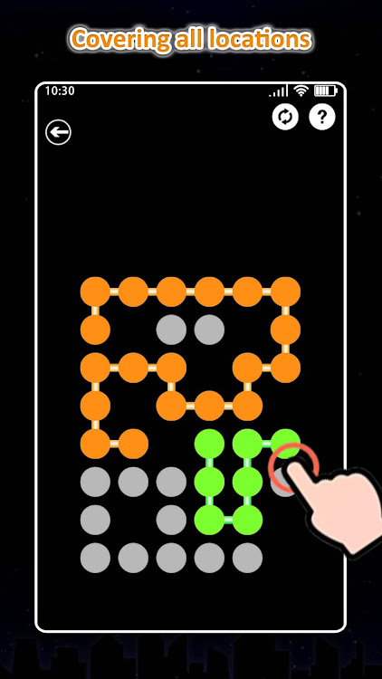 #6. Dot Connect:match color dots (Android) By: 休闲益智小站