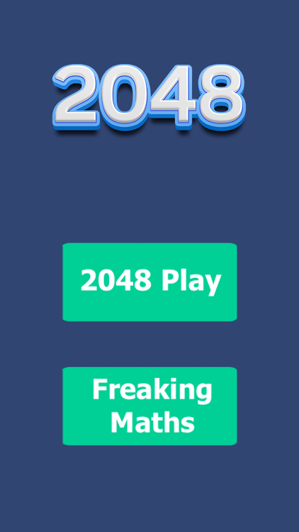 #4. 2048 And Freaking Maths (Android) By: ENVR Games Studio