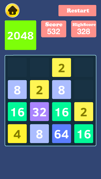 #7. 2048 And Freaking Maths (Android) By: ENVR Games Studio