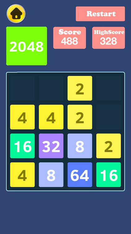 #9. 2048 And Freaking Maths (Android) By: ENVR Games Studio