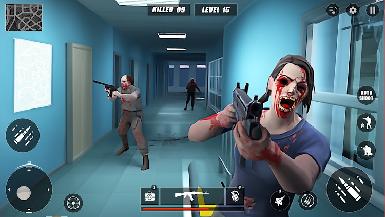 #6. Zombie Hunting: Offline Games (Android) By: Creative Adventure Games