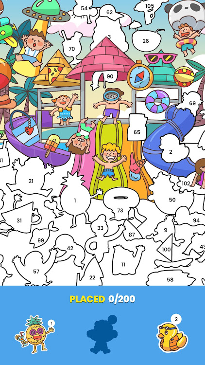 #3. Sticker Book: Color By Number (Android) By: Lion Studios Plus