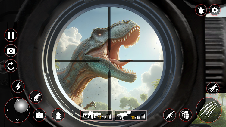 #4. Dino Hunting Dinosaur Games 3D (Android) By: GameSprout