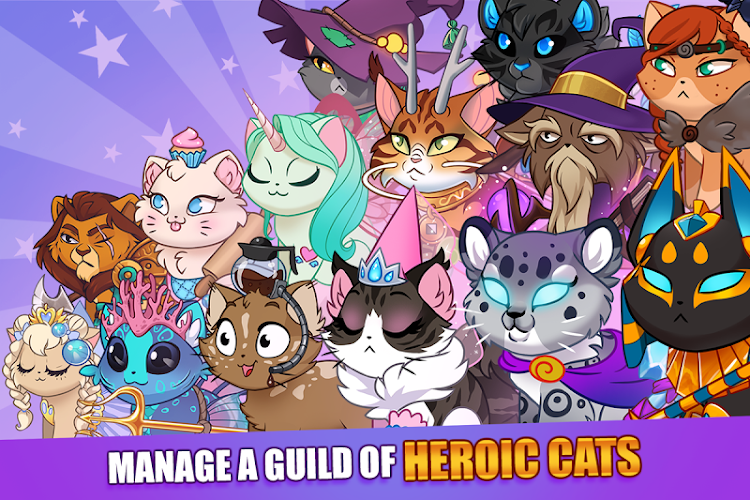 #7. Castle Cats - Idle Hero RPG (Android) By: PocApp Studios