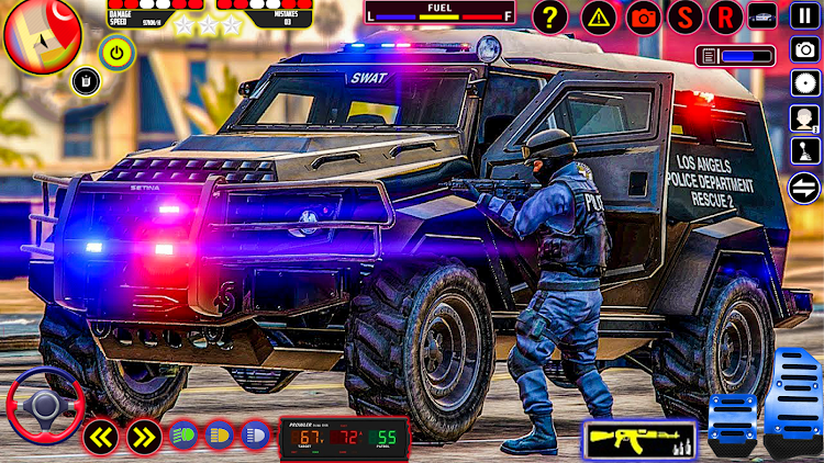 #5. Police Car simulator Cop Games (Android) By: Action Hive