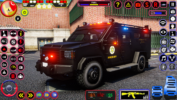 #7. Police Car simulator Cop Games (Android) By: Action Hive