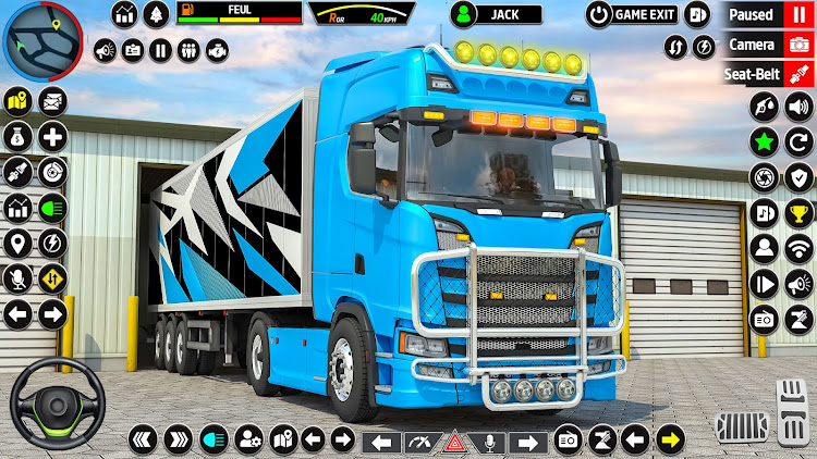 #4. US Truck Game Truck Driving 3D (Android) By: Ecno Byte