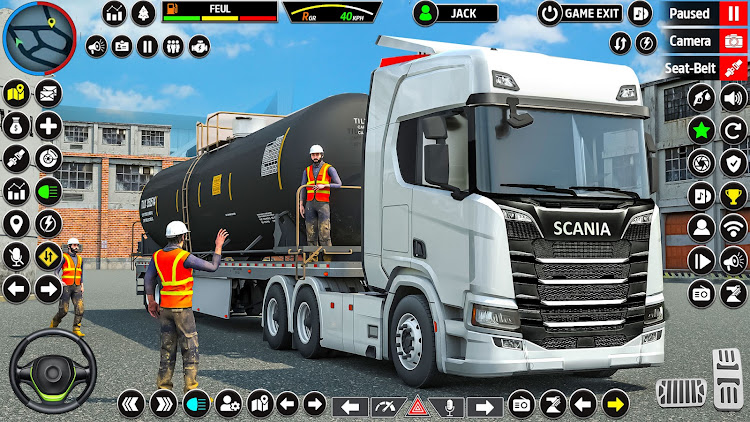 #5. US Truck Game Truck Driving 3D (Android) By: Ecno Byte