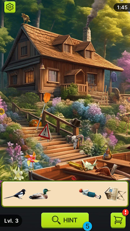 #2. Hidden Object Gardens (Android) By: BoomBit Games