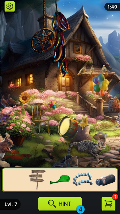 #6. Hidden Object Gardens (Android) By: BoomBit Games