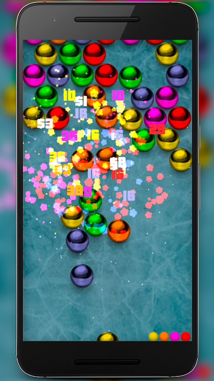 #2. Magnetic balls bubble shoot (Android) By: 100500GAMES LLC