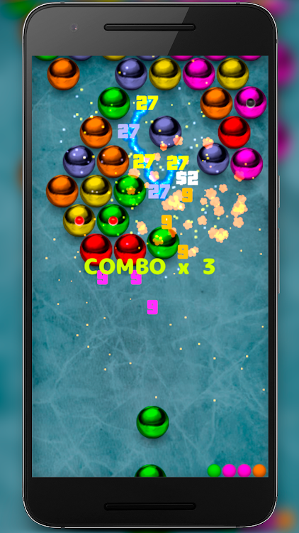 #4. Magnetic balls bubble shoot (Android) By: 100500GAMES LLC