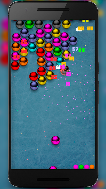 #8. Magnetic balls bubble shoot (Android) By: 100500GAMES LLC