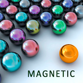 Magnetic balls bubble shoot