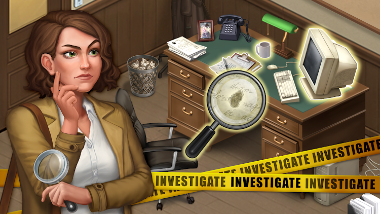 #7. Merge Detective mystery story (Android) By: foranj.games