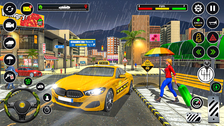 #5. US Taxi Car Parking Simulator (Android) By: Game in Motion