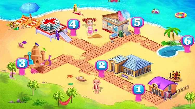 #2. Summer Beach Super Fun Holiday (Android) By: TinyBit