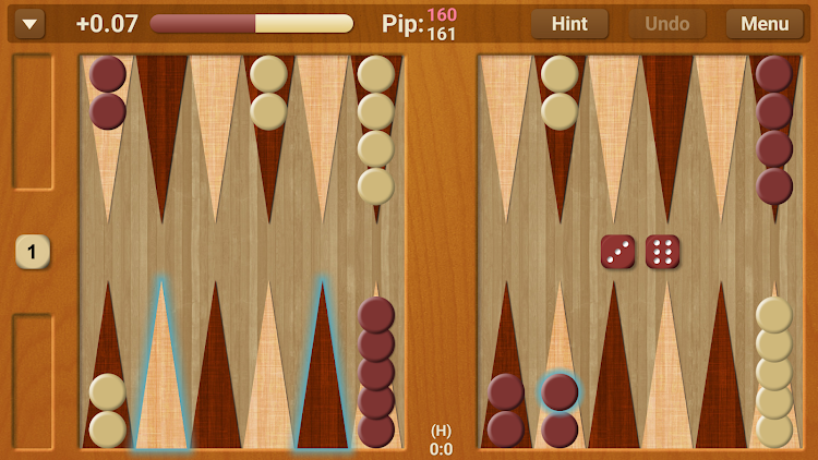 #2. Backgammon NJ for Android (Android) By: Jimmy Hu