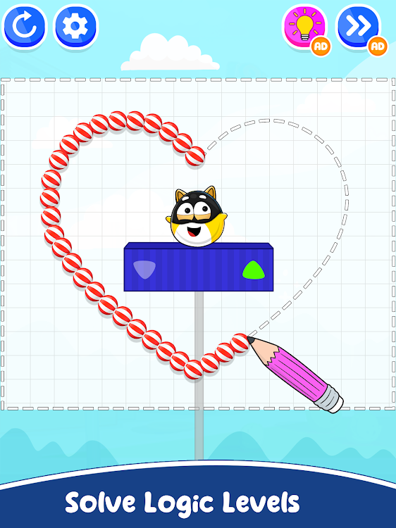 #5. Draw it out: Tricky Game (Android) By: VarilaAims