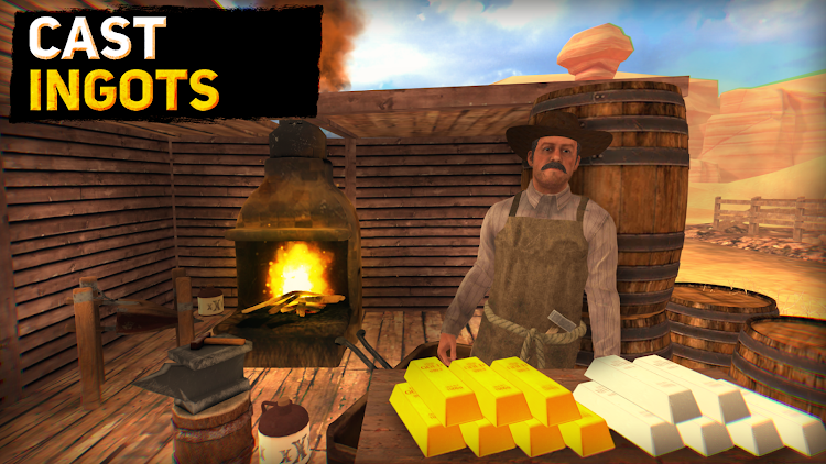 #8. Gold Rush Miner Simulator 3D (Android) By: La Bues