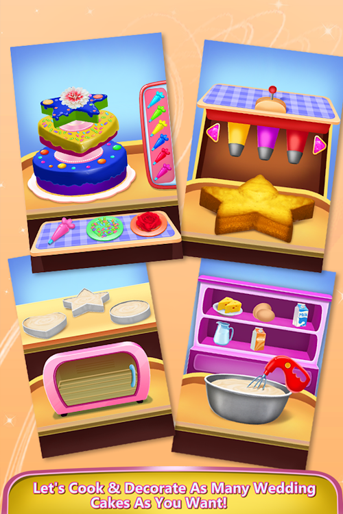 #2. Wedding Cake Cooking & Deco (Android) By: rosytales