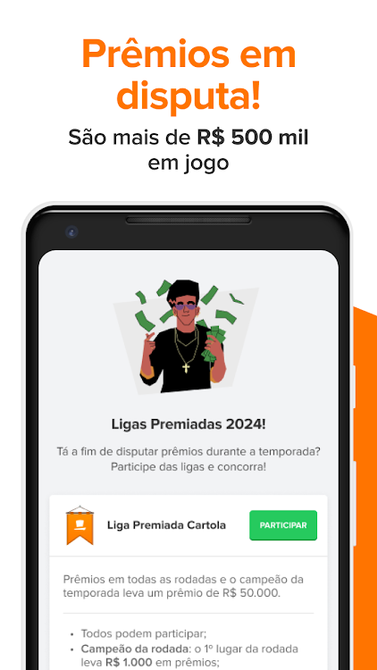 #3. Cartola Oficial (Android) By: Globo Comunicação e Participações S.A.