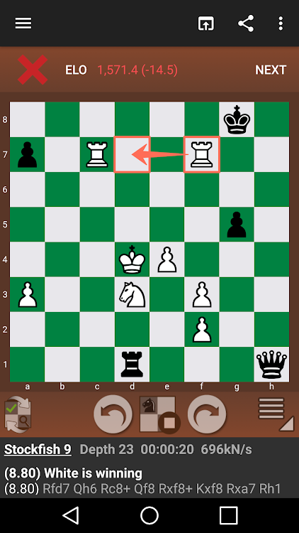 #4. Fun Chess Puzzles Pro (Android) By: Lucian Musca