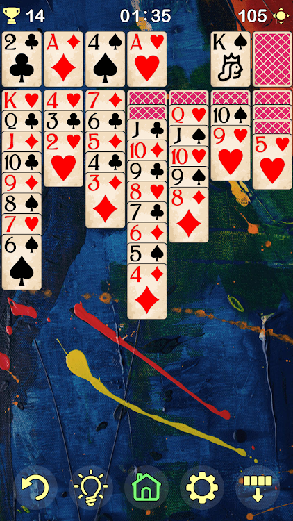 #6. Solitaire - Daily Challenges (Android) By: Red Gem Games