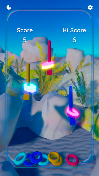 #3. Water Ring Toss (Android) By: Desert Hare Studios