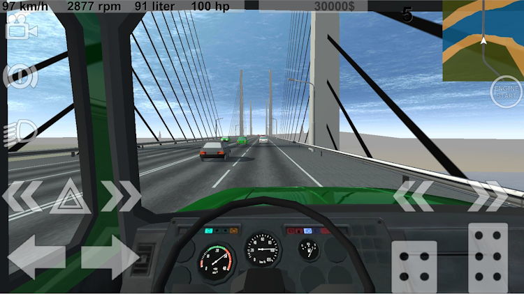 #2. Russian Light Truck Simulator (Android) By: nikita4everpro