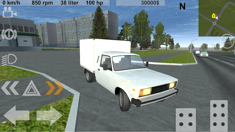 #5. Russian Light Truck Simulator (Android) By: nikita4everpro